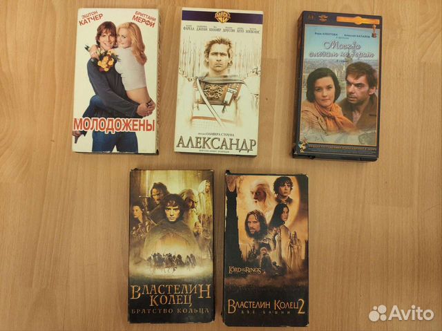 Фильмы и мультфильмы на кассетах