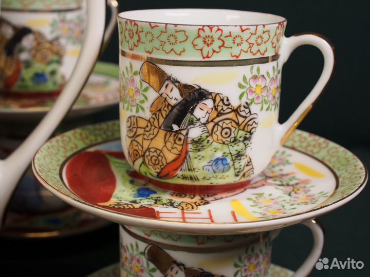 Сервиз кофейный фарфоровый. Япония