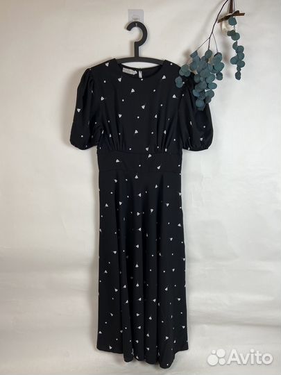 Платье женское миди 42 S ретро стиль