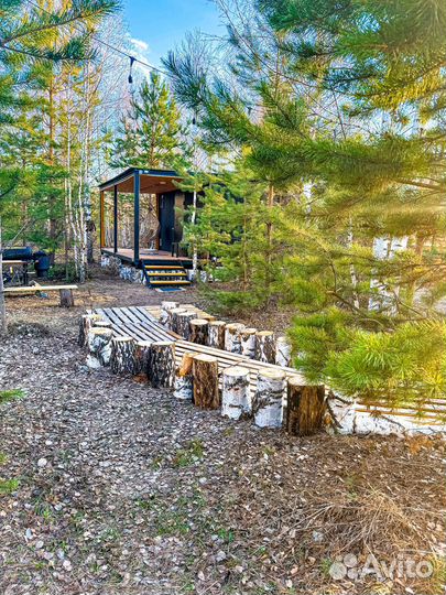 Аренда дома в лесу с личной баней и чаном