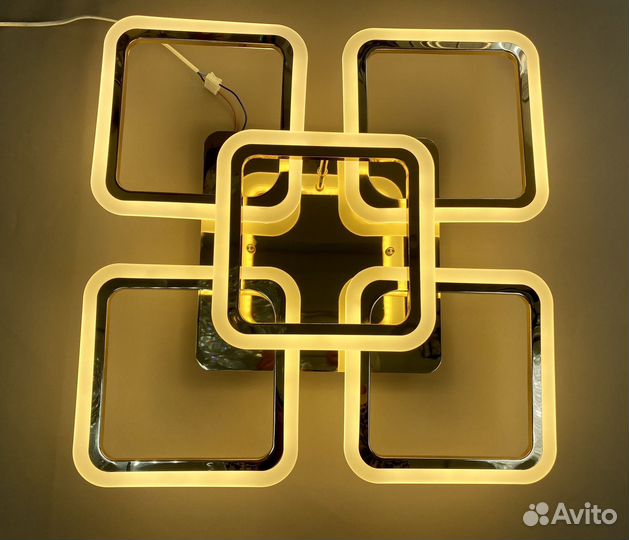 Люстра светодиодная Ария 150W 3000K–6500K Пульт