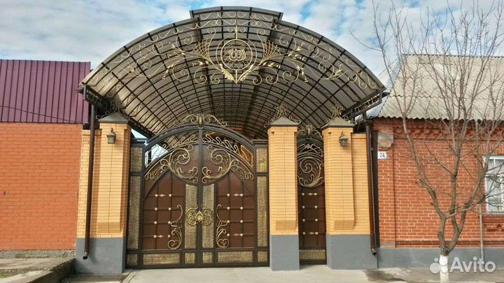 Ворота новесы перила