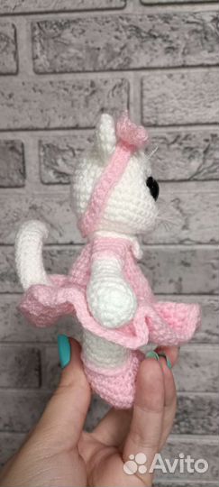 Котёнок вязанный