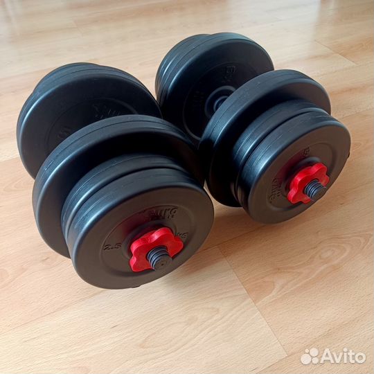 Новые гантели разборные 40 кг