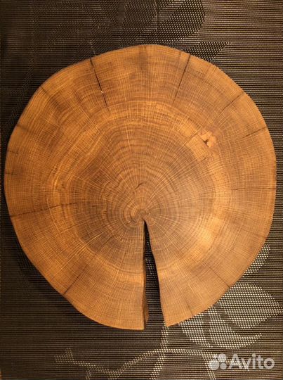 Торцевой спил/слэб/подставка/для декора дуб