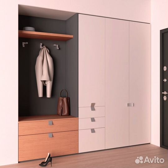 Шкаф в прихожую на заказ в Москве арт. 22