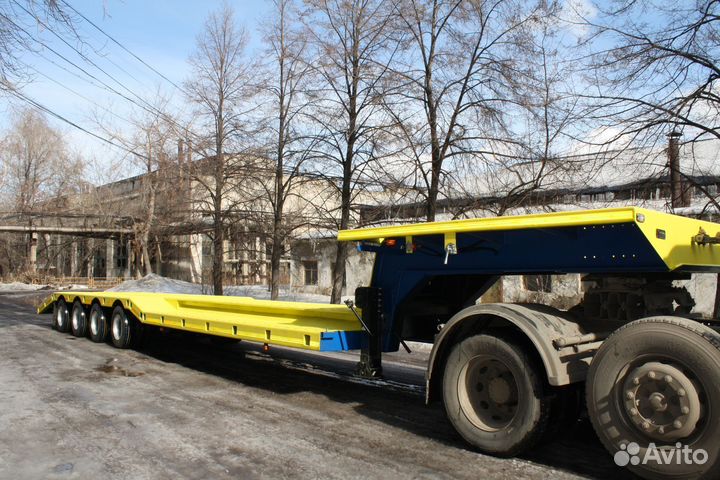 Полуприцеп трал (тяжеловоз) Авиком 98714-04 с ломаной рамой, 2023