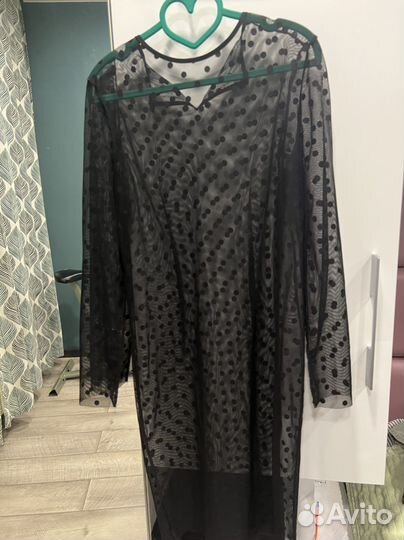 Платье в горошек женское