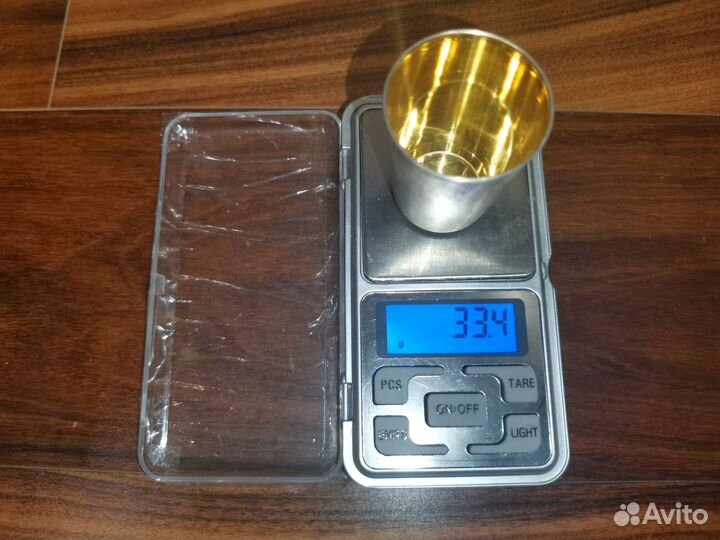 Стопка серебро 875 пр