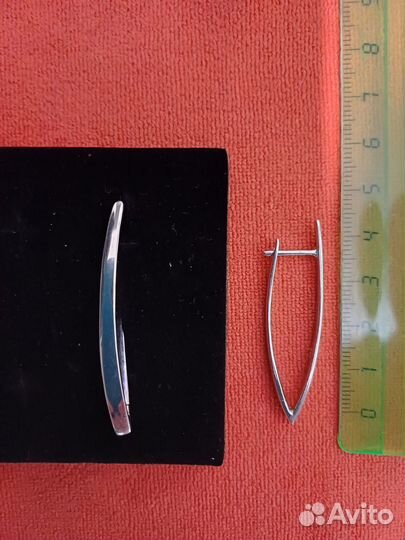 Серьги серебро