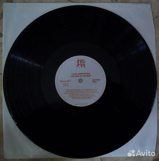 Виниловая Louis Armstrong – Live And AT His Best