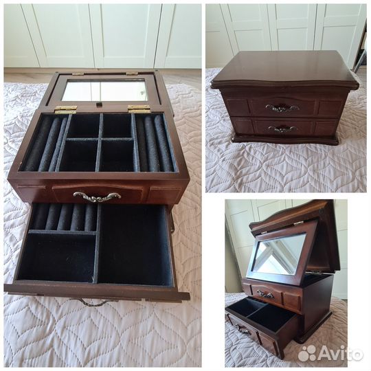 Шкатулка для украшений дерево