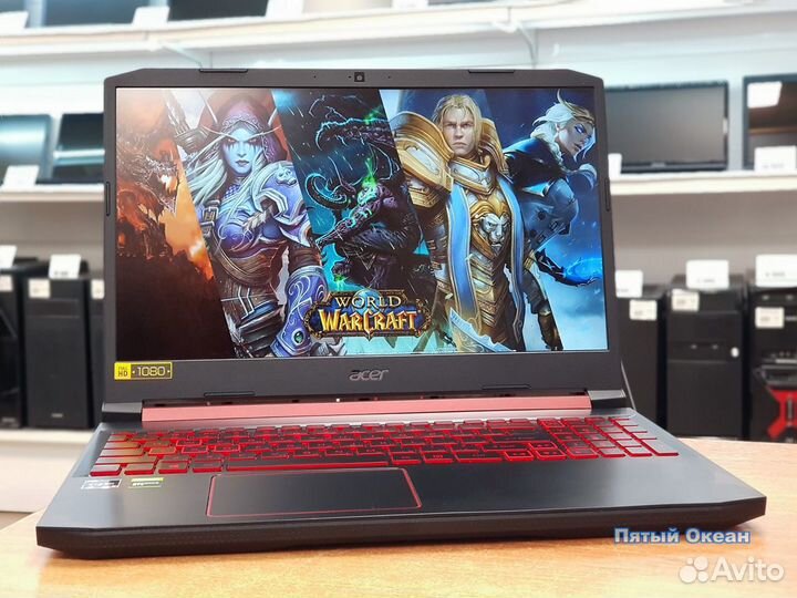 Игровой ноутбук Acer Nitro 5, Ryzen 5, GTX 1650 4G