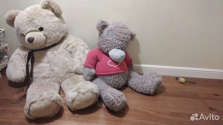 Большой плюшевый мишка- 2 шт