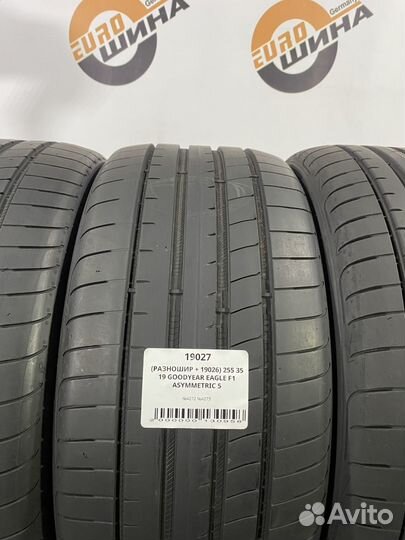 Goodyear Eagle F1 Asymmetric 5 225/40 R19 и 255/35 R19