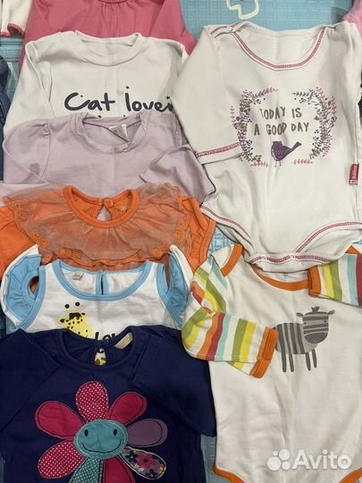 Детские вещи пакетом на девочку 74-86