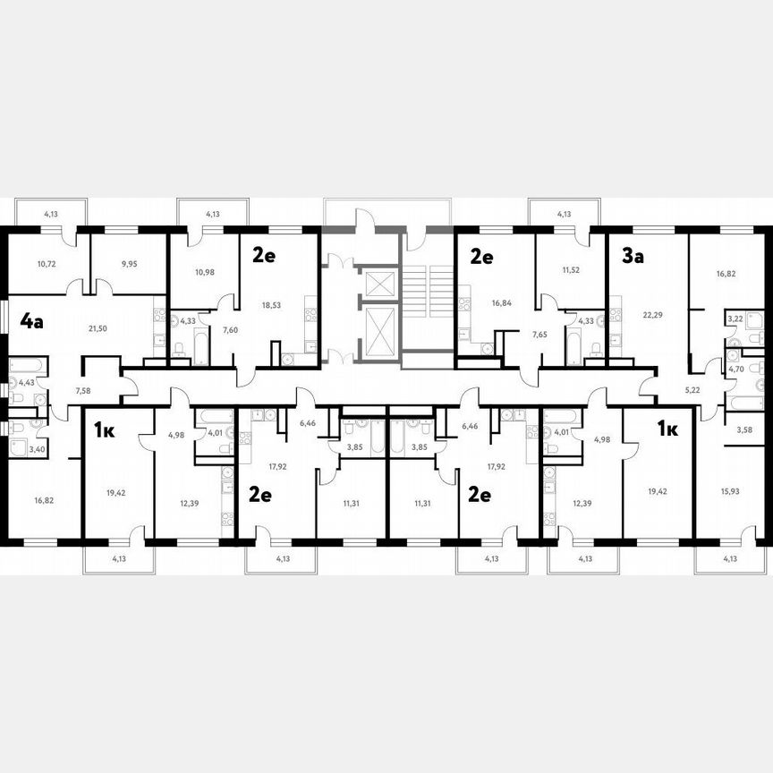 1-к. квартира, 41,5 м², 11/17 эт.