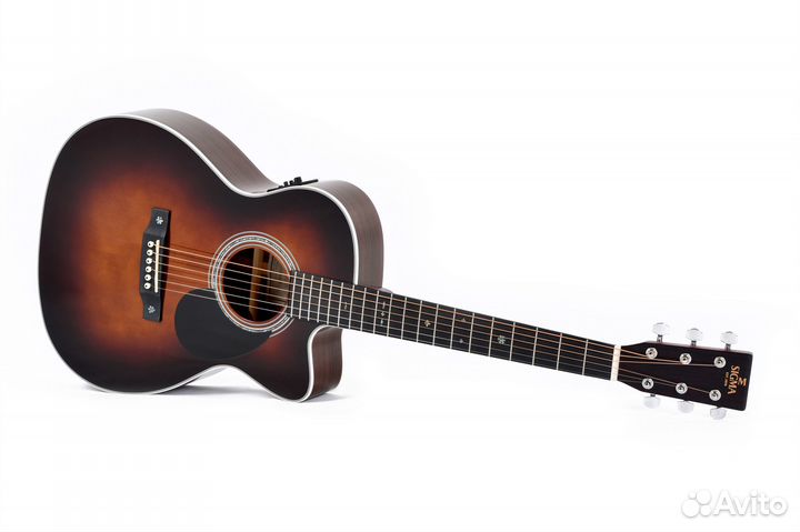 Электроакустическая гитара Sigma omtc-1E-SB