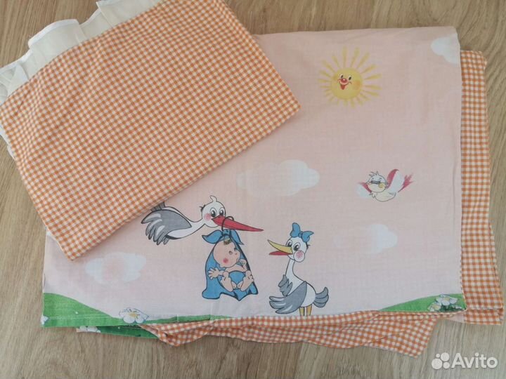 Постельное белье в детскую кроватку