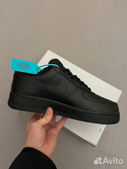 Nike air force 1 low black Оригинал на руках