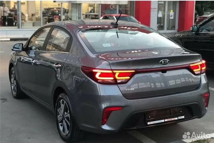 Крышка багажника серая Kia Rio 4 2017-2023