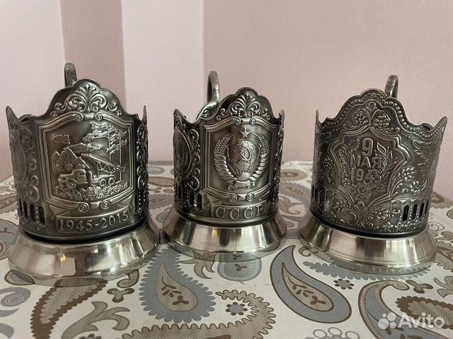 Подстаканник кольчугино в стиле СССР новые