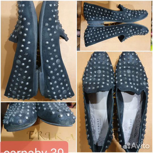 Обувь кожа carnaby benetton adidas stefanel zara