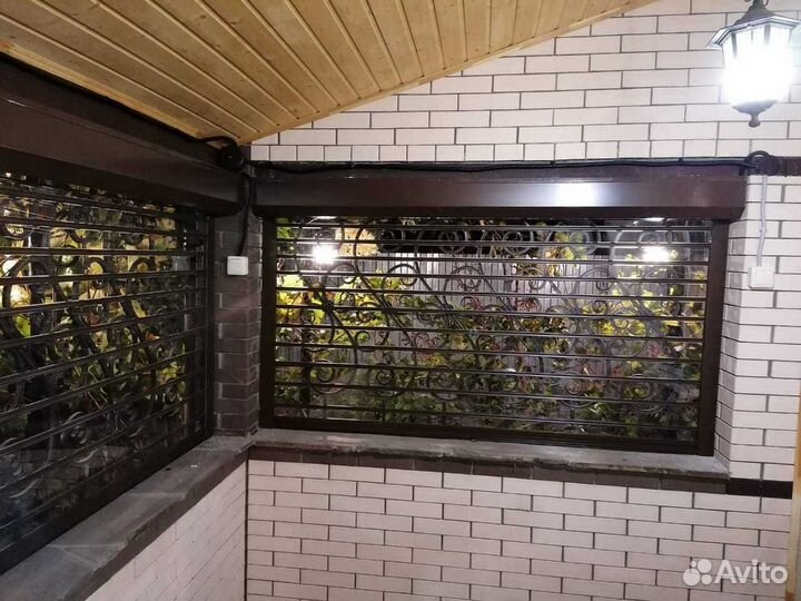 Рольставни прозрачные с замком от производителя