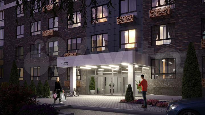 3-к. квартира, 96,4 м², 4/25 эт.