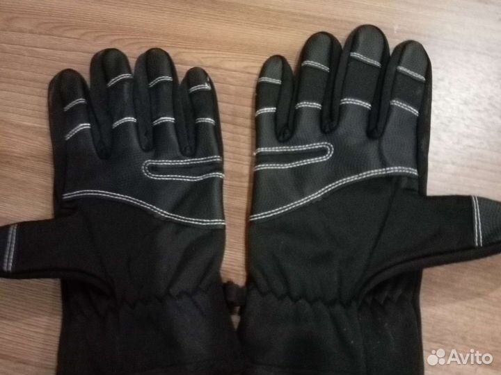 Перчатки муж. Размер 8,утеплен.кожаные, новые