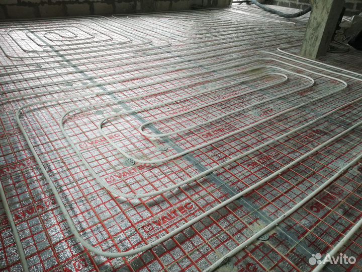 Монтаж теплого пола