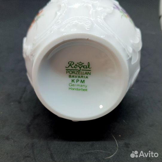 Антикварная фарфоровая ваза. крм Бавария