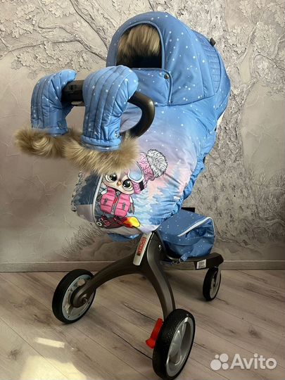Зимний кит на коляску stokke