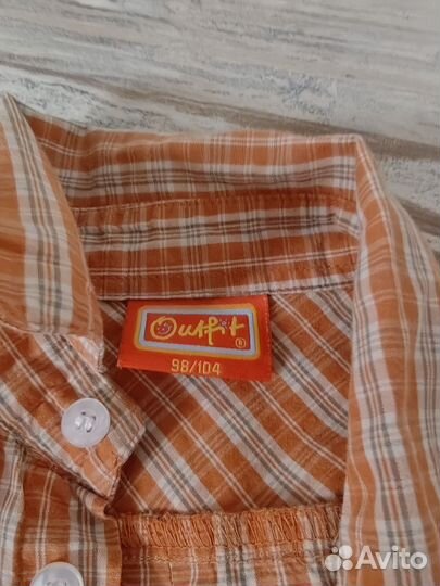 Рубашки 2-4 года