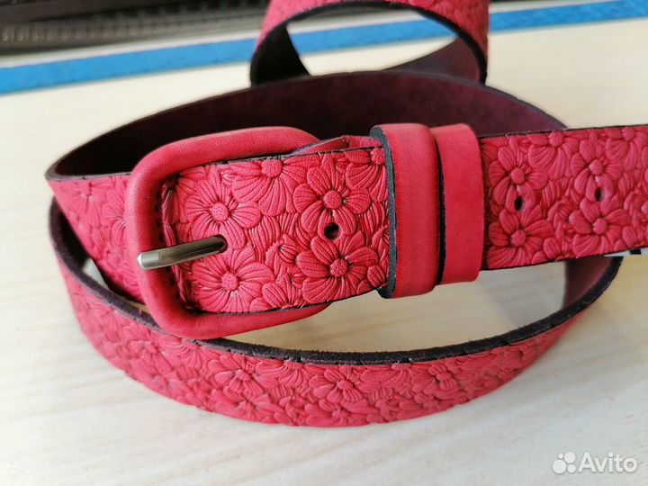Ремень женский кожаный