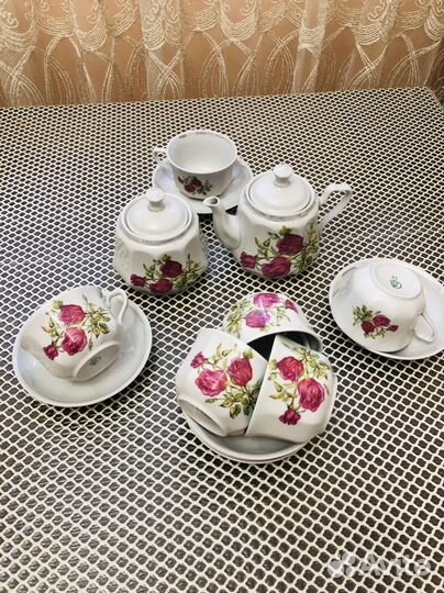 Чайный и кофейный сервиз СССР фарфор