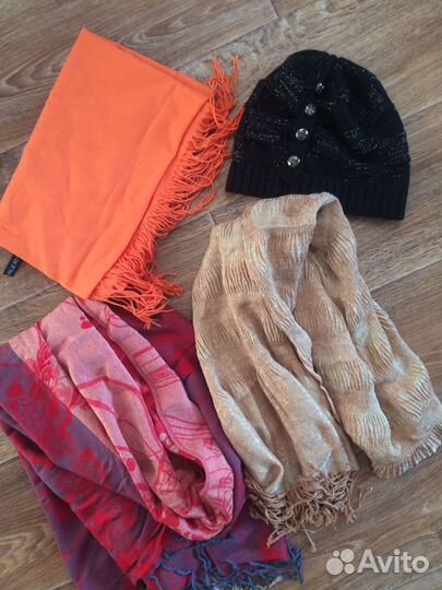 Шарфы, шапка