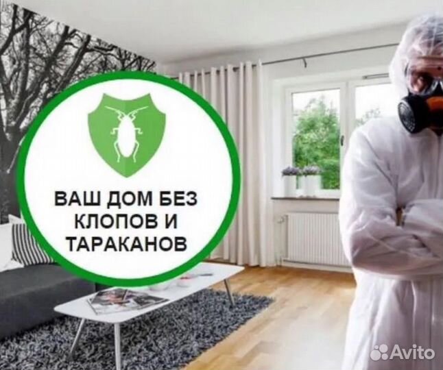 Уничтожение клещей клопов тараканов и тд