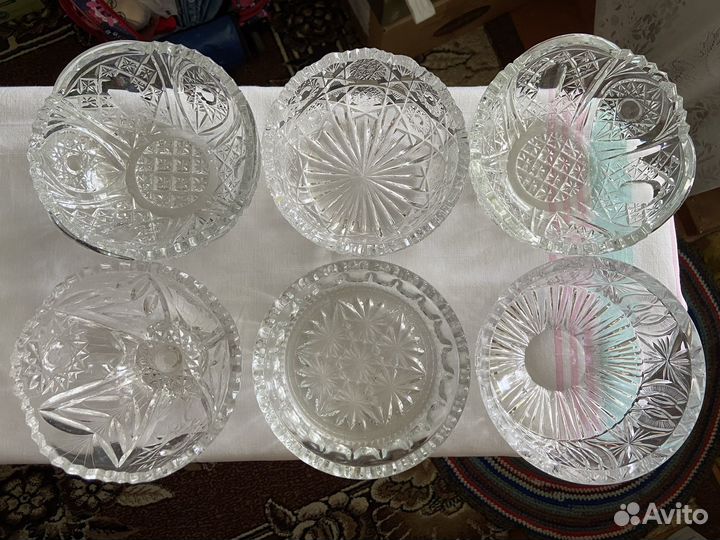 Хрустальный салатник СССР