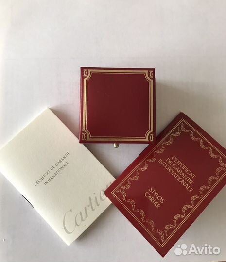 Cartier trinity кольцо золотое