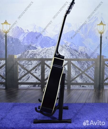 Акустическая гитара (новая) глянцевая, комплект