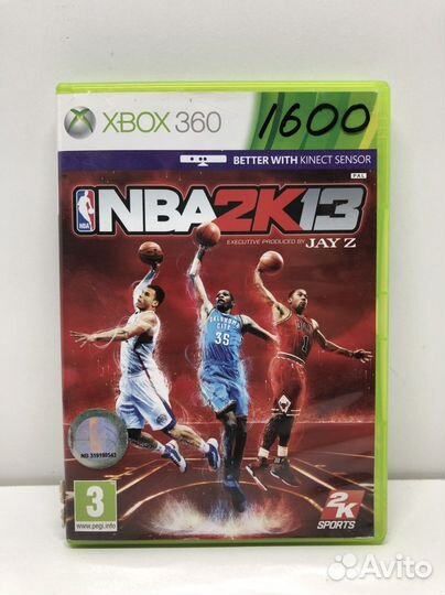Диск NBA 2k13 для Xbox 360