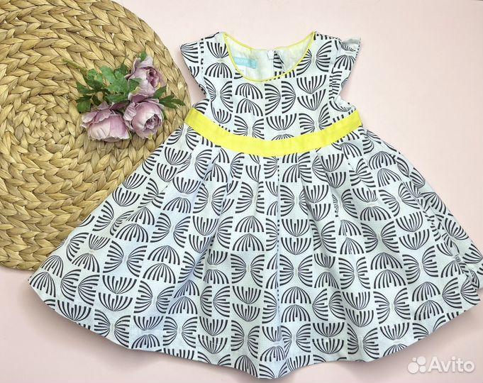 Пакет фирменных вещей для девочки 68-74 см