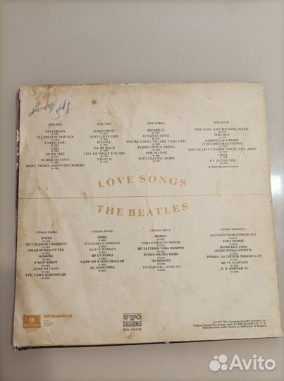 Виниловые пластинки THE beatles