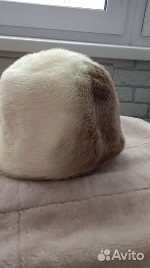 Шапка норковая 58 размер женская