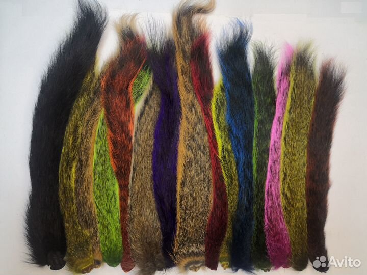 Хвосты, мех. Нахлыст