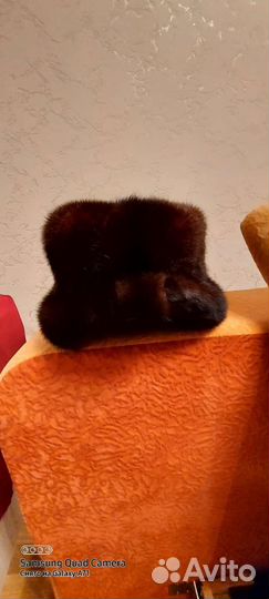 Шапка норковая женская