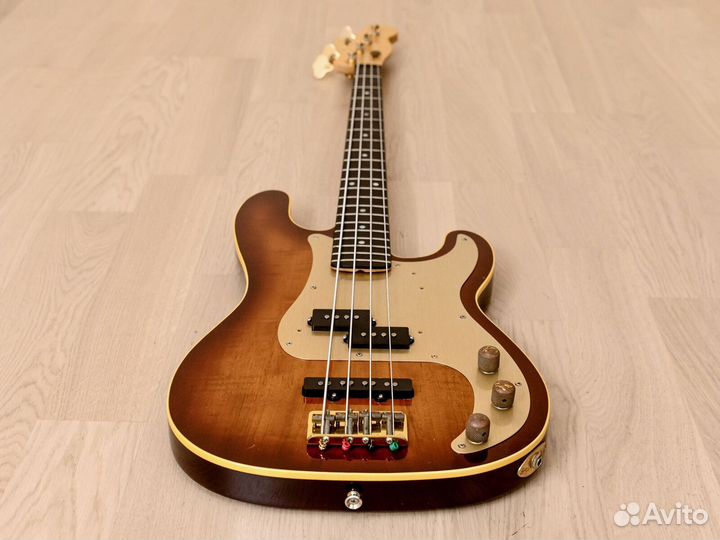 Бас-гитара Schecter Moon PJ Bass Tobacco Sunburst