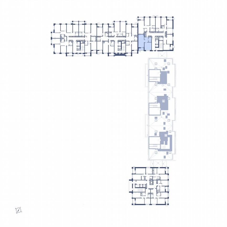 1-к. квартира, 61,5 м², 13/15 эт.