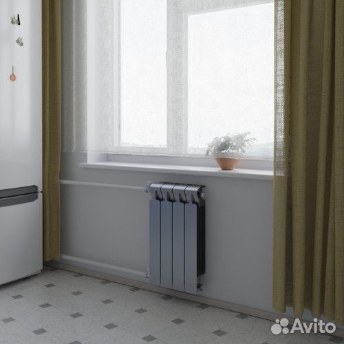 Rifar Monolit 500 10 секций, боковое подключение